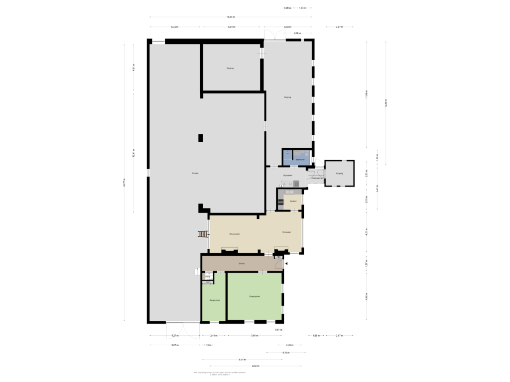 Bekijk plattegrond van Begane Grond van Veenweg 10