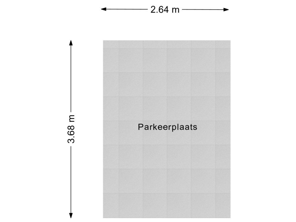 View floorplan of Parkeerplaats of Kromakkerweg 4