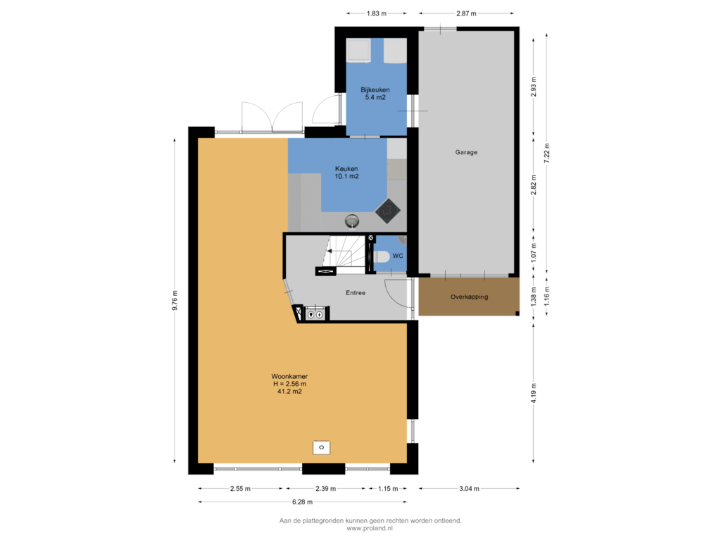 Bekijk plattegrond van Begane Grond van Otterbeek 44