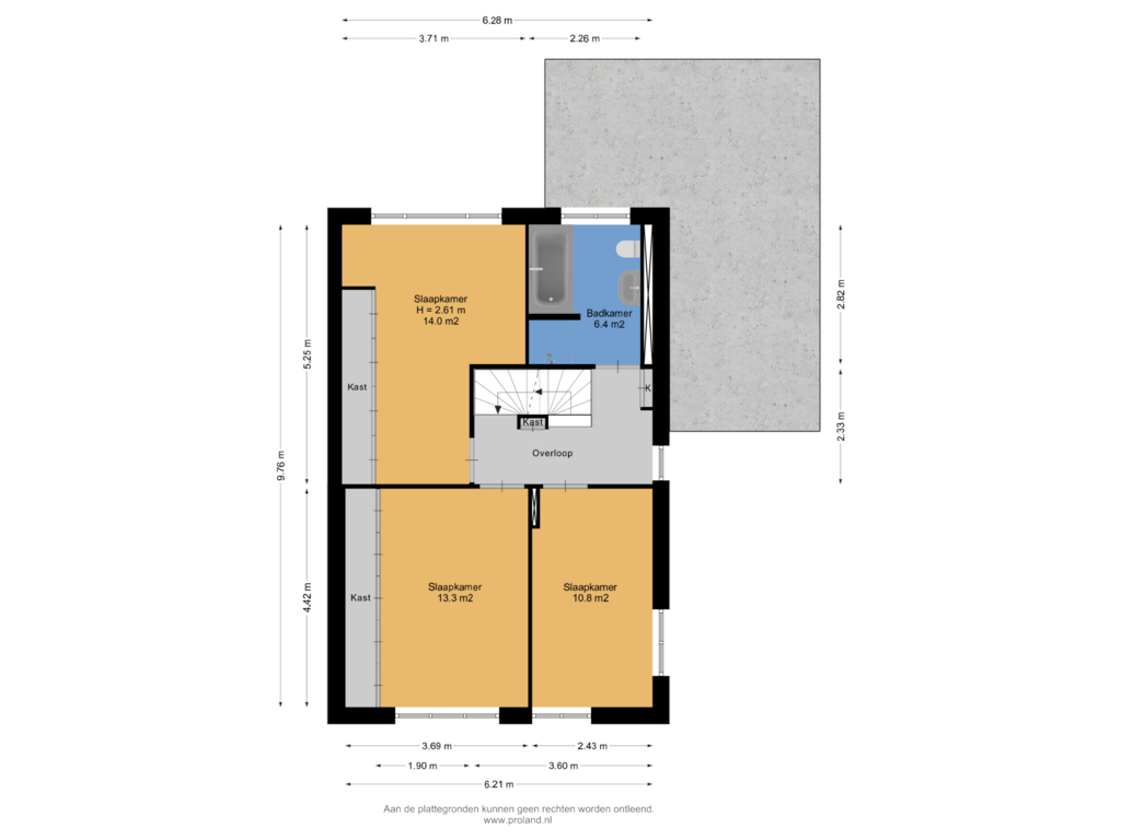 Bekijk plattegrond van 1e Verdieping van Otterbeek 44