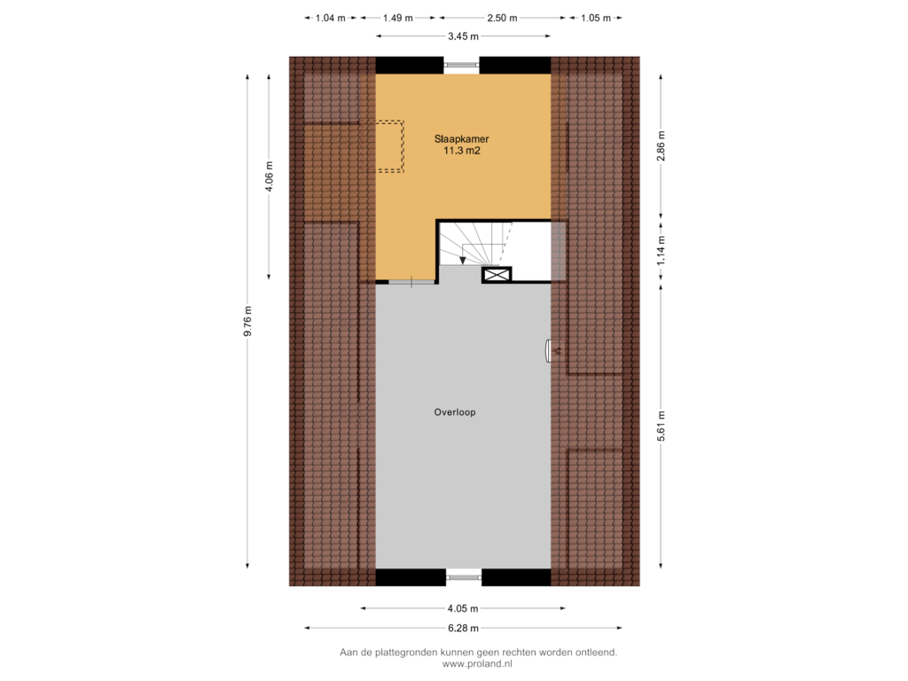 Bekijk plattegrond van 2e Verdieping van Otterbeek 44