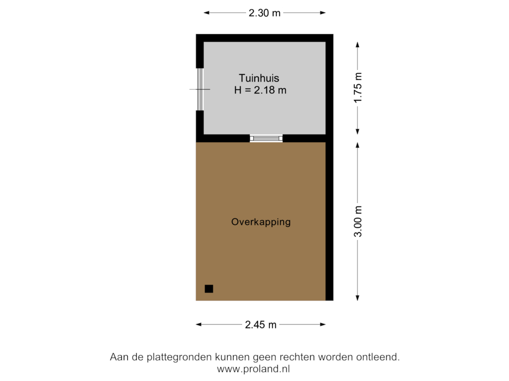 Bekijk plattegrond van Tuinhuis van Otterbeek 44