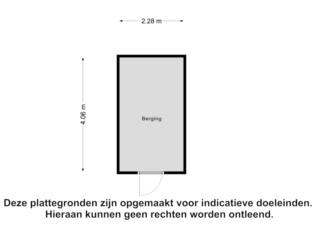 Bekijk plattegrond van Berging van Amerongenstraat 33