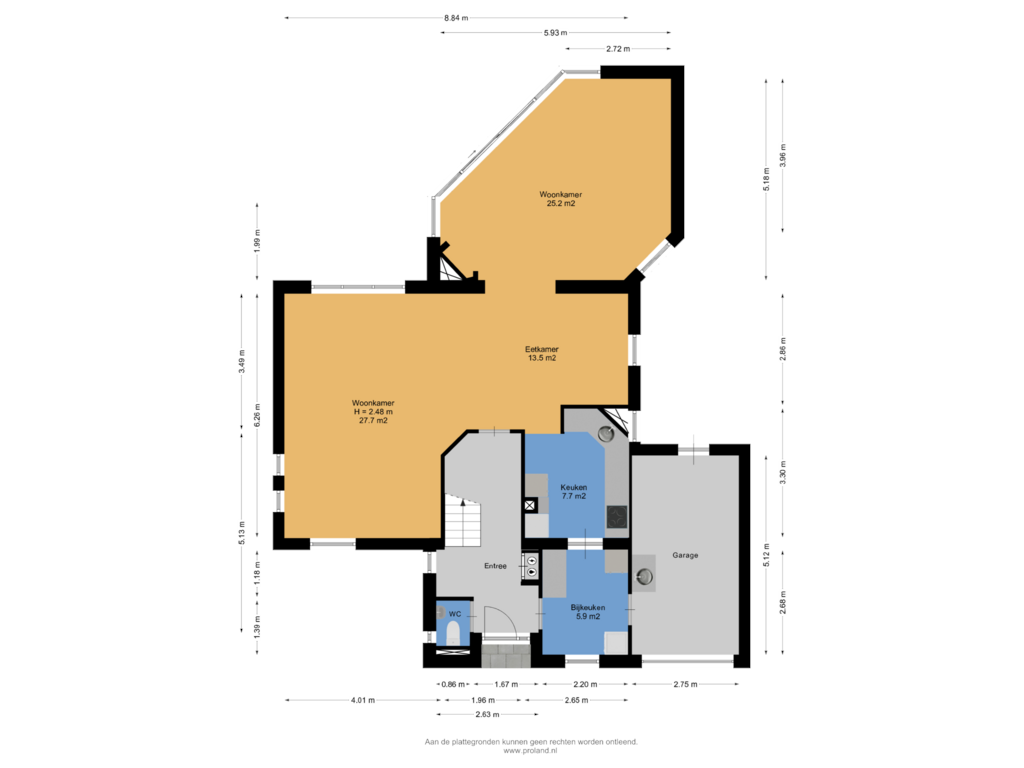 Bekijk plattegrond van Begane Grond van Elstar 9