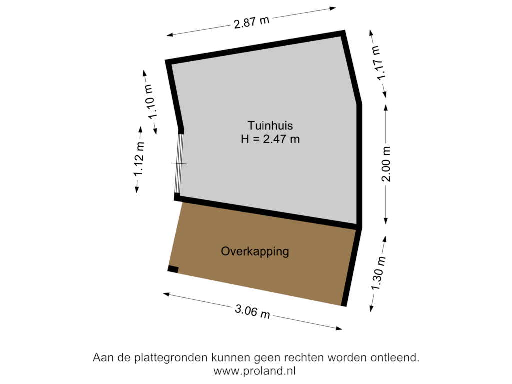 Bekijk plattegrond van Tuinhuis 1 van Elstar 9