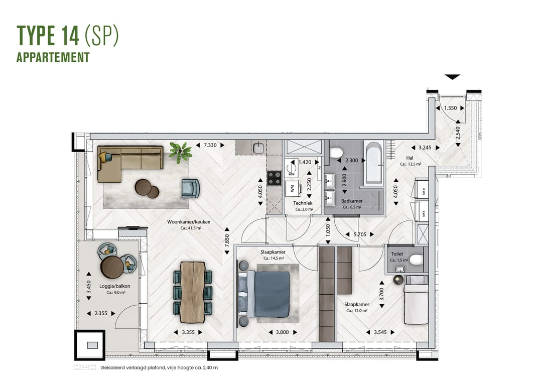 Foto 11 van BLOSSEM Edison - Appartement (Bouwnr. 2.45)