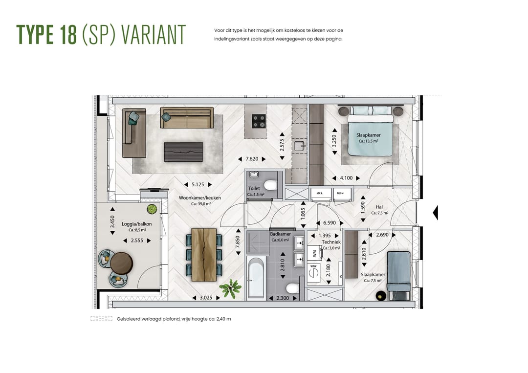 Foto 11 van BLOSSEM Edison - Appartement (Bouwnr. 3.50)