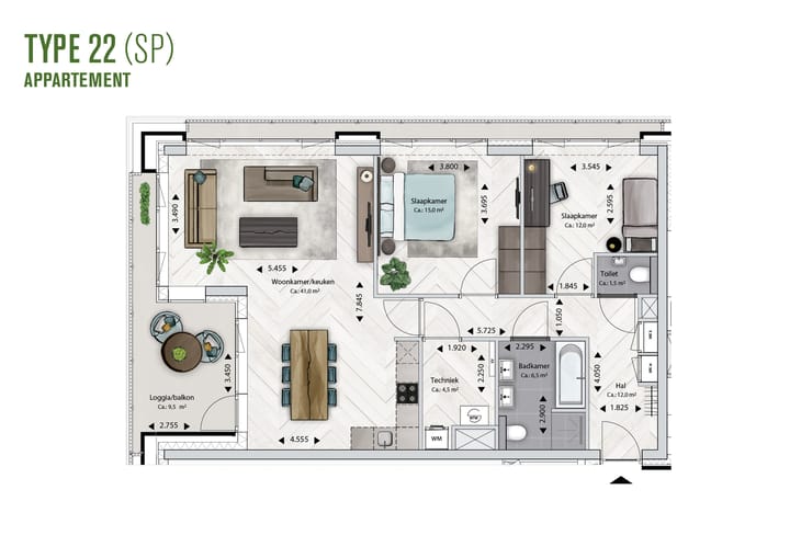 Photo 11 of BLOSSEM Edison - Appartement (Bouwnr. 4.78)