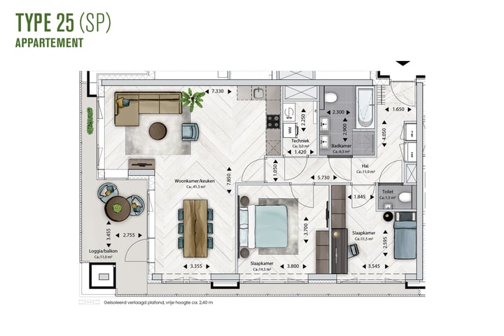 View photo 10 of Type 25 - Appartement (Bouwnr. 4.68)