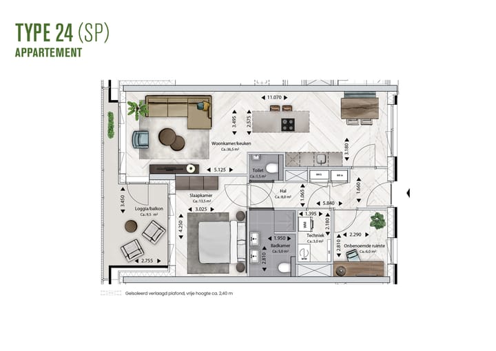 Foto 10 van BLOSSEM Edison - Appartement (Bouwnr. 4.83)