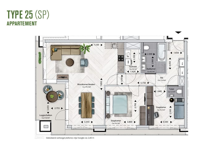 Foto 11 van BLOSSEM Edison - Appartement (Bouwnr. 4.85)