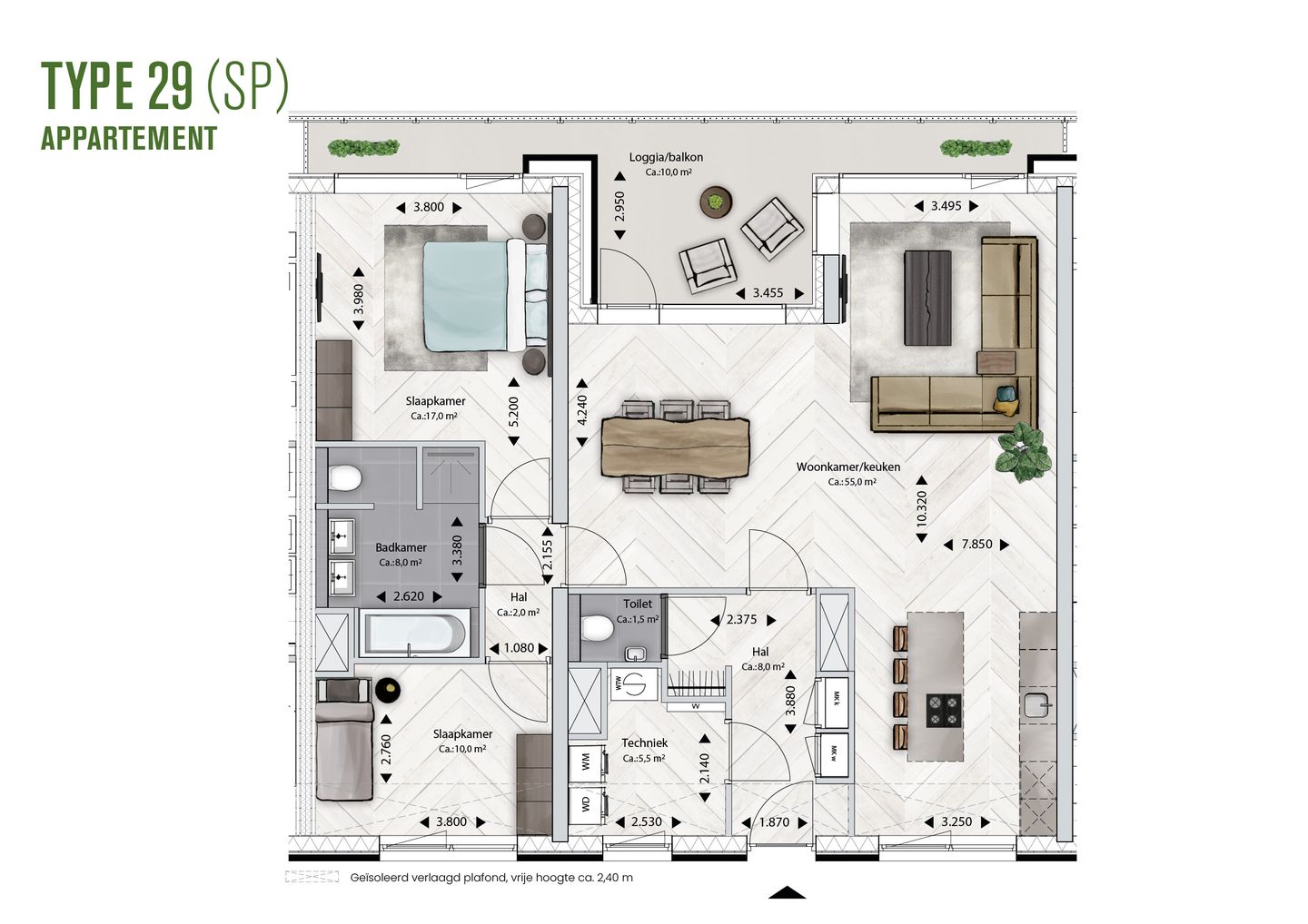Foto 10 van BLOSSEM Edison - Appartement (Bouwnr. 5.91)