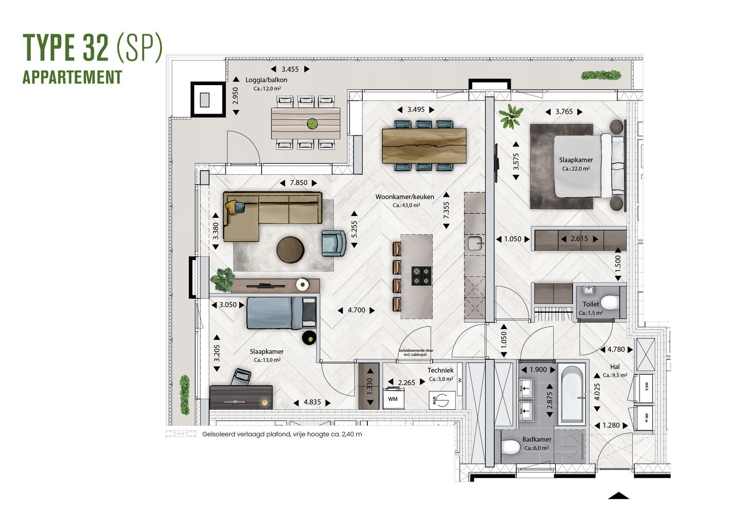 Foto 10 van BLOSSEM Edison - Appartement (Bouwnr. 5.88)
