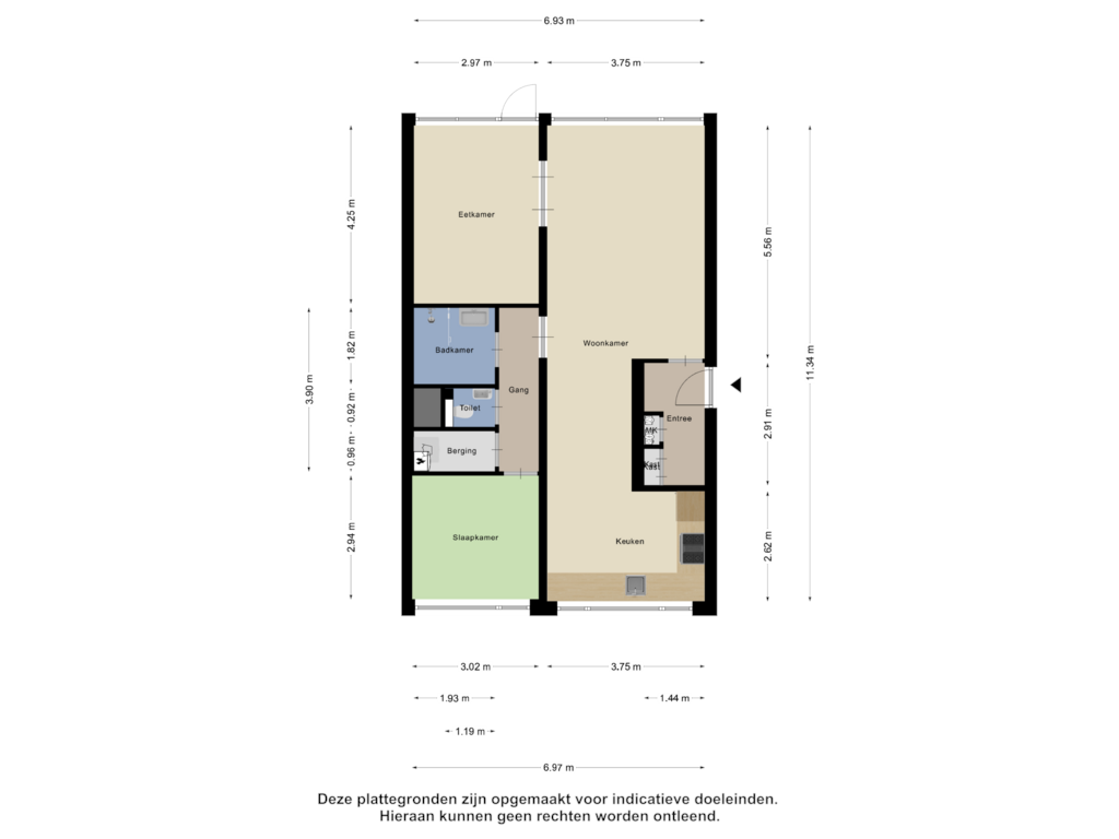 Bekijk plattegrond van Begane Grond van Meerpaal 13