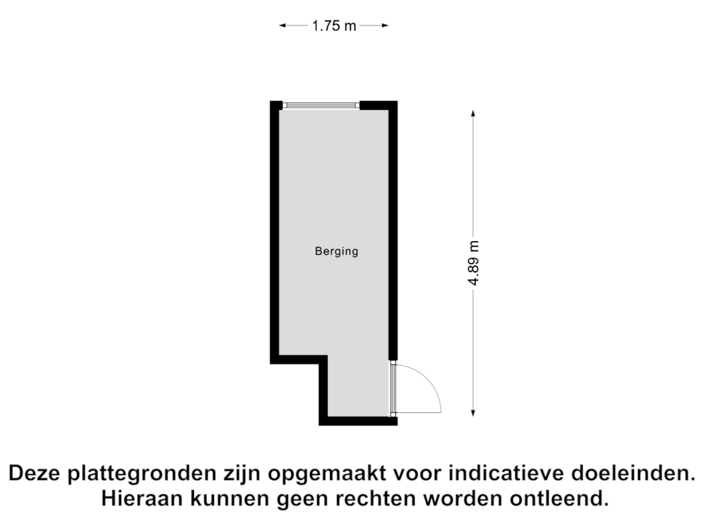 Bekijk plattegrond van Berging van Meerpaal 13