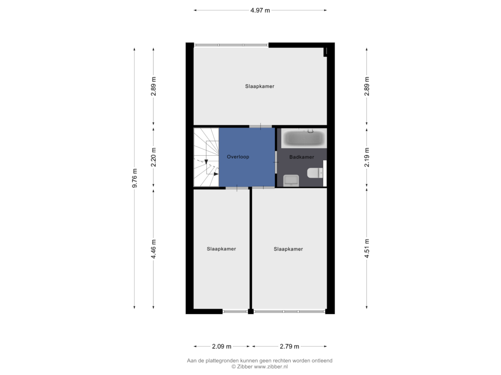 View floorplan of Eerste verdieping of de Huisstede 11