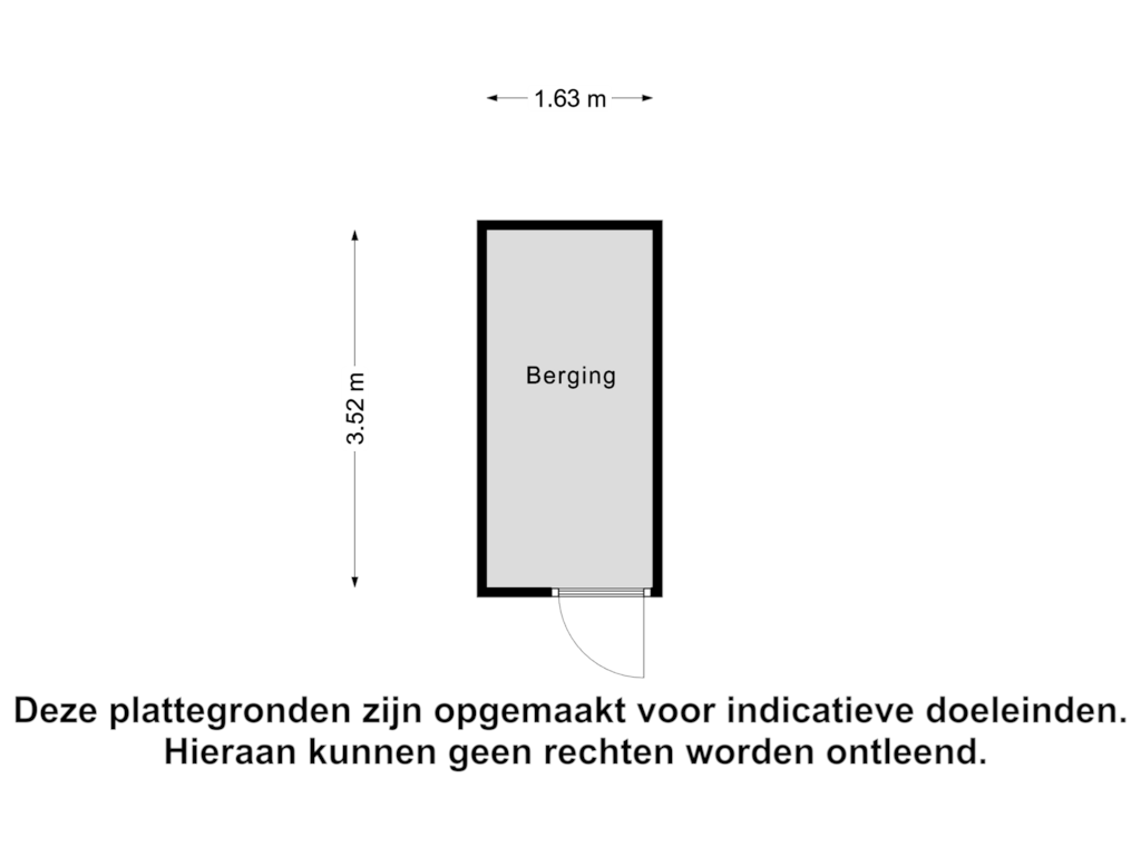 Bekijk plattegrond van Berging van Kluisstraat 88