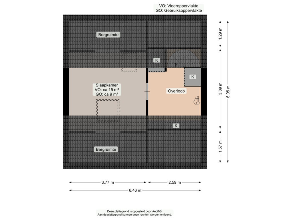 Bekijk plattegrond van Tweede verdieping van Telstar 49