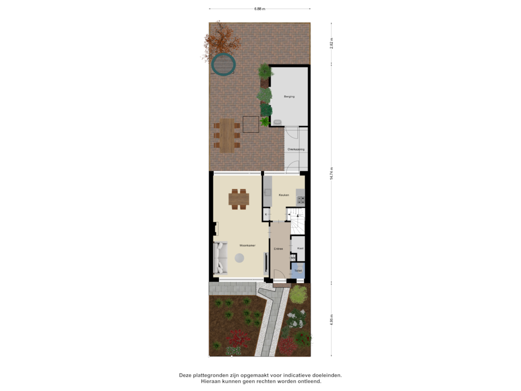 Bekijk plattegrond van Begane Grond_Tuin van Houtsagersstrjitte 4