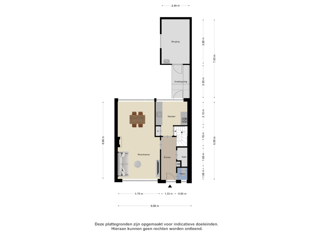 Bekijk plattegrond van Begane Grond van Houtsagersstrjitte 4