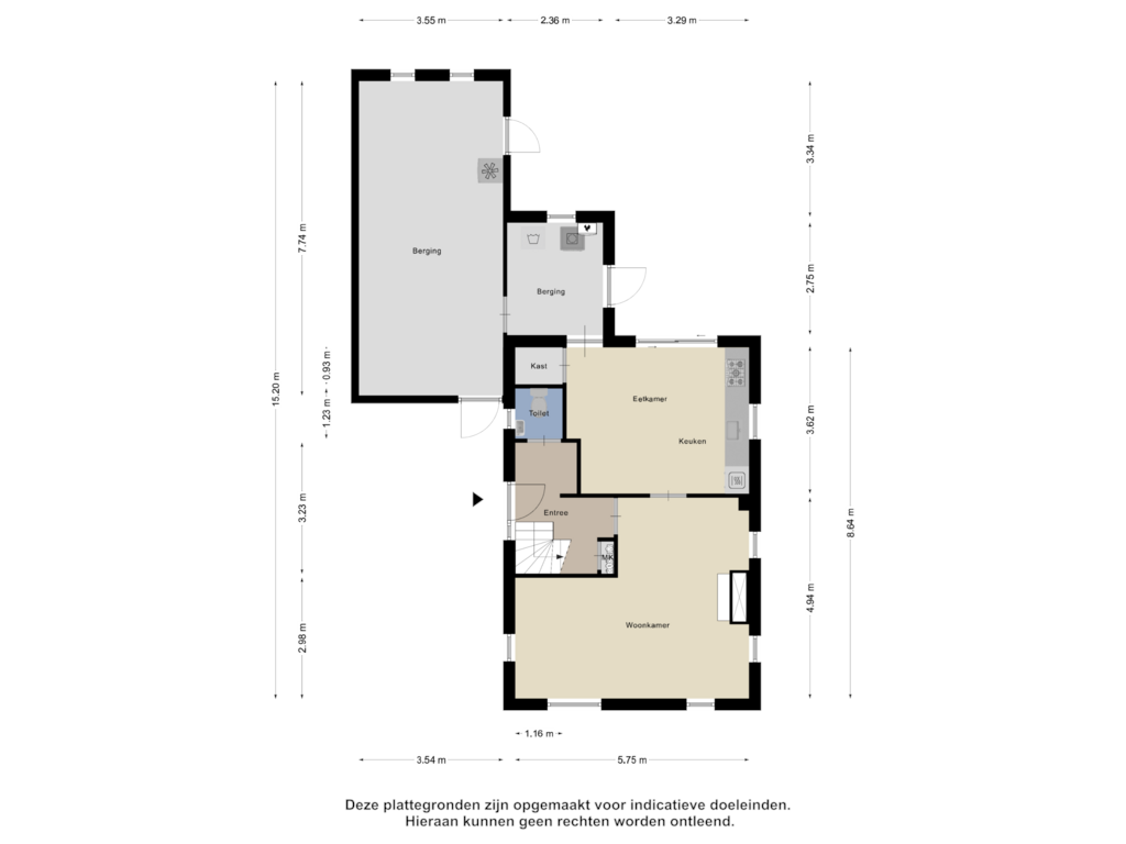 View floorplan of Begane grond of De Esken 4