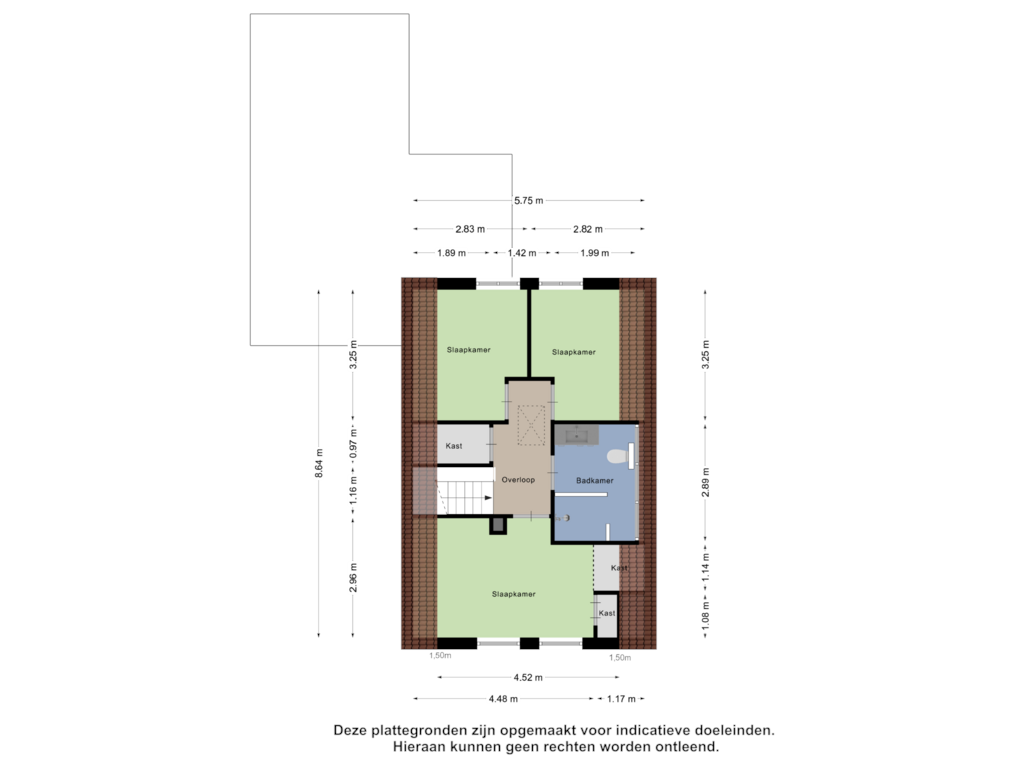 View floorplan of Eerste Verdieping of De Esken 4