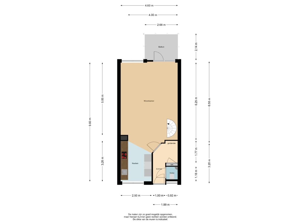 Bekijk plattegrond van Begane grond van Dorlandsweer 82