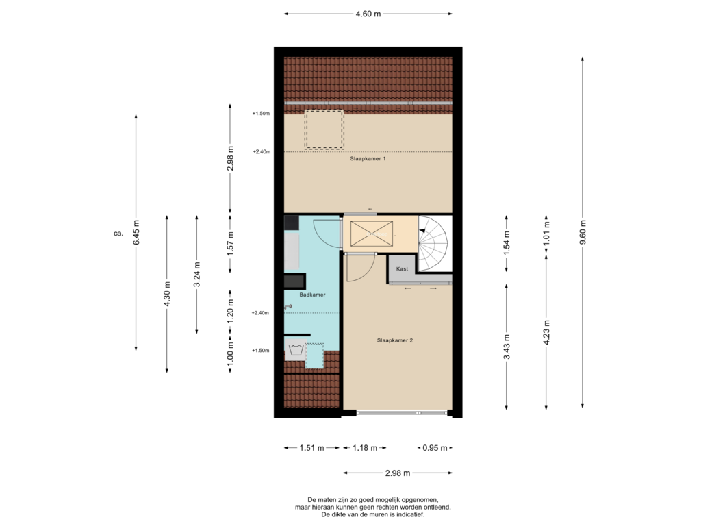 Bekijk plattegrond van 1e Verdieping van Dorlandsweer 82