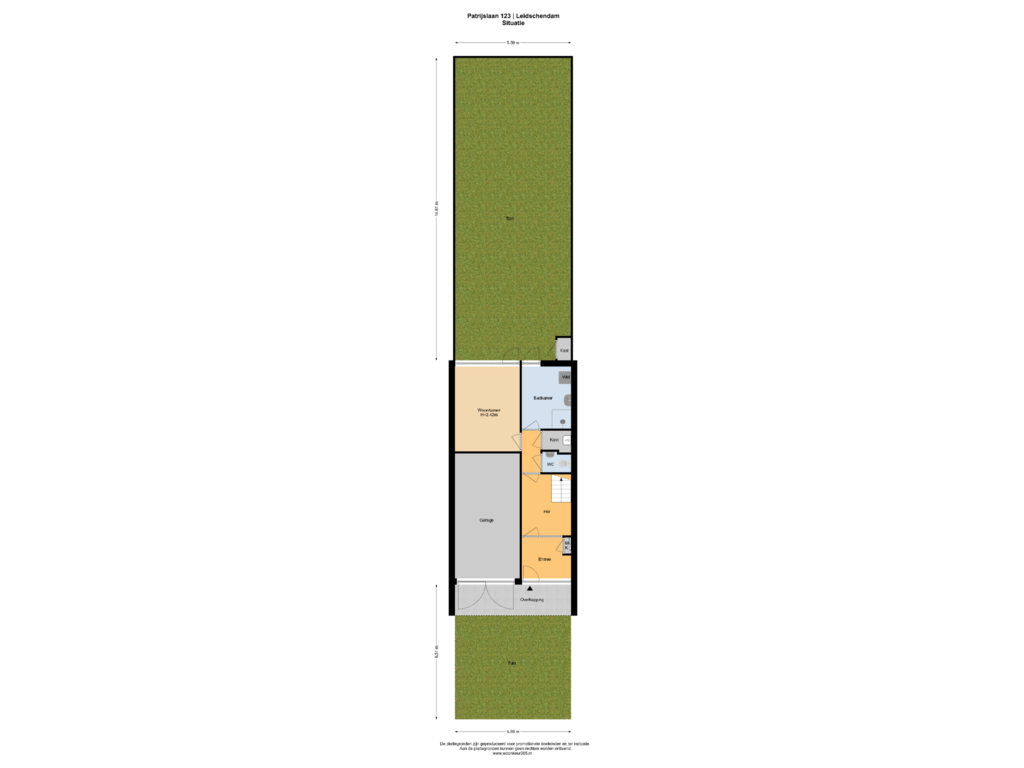 Bekijk plattegrond van Situatie van Patrijslaan 123