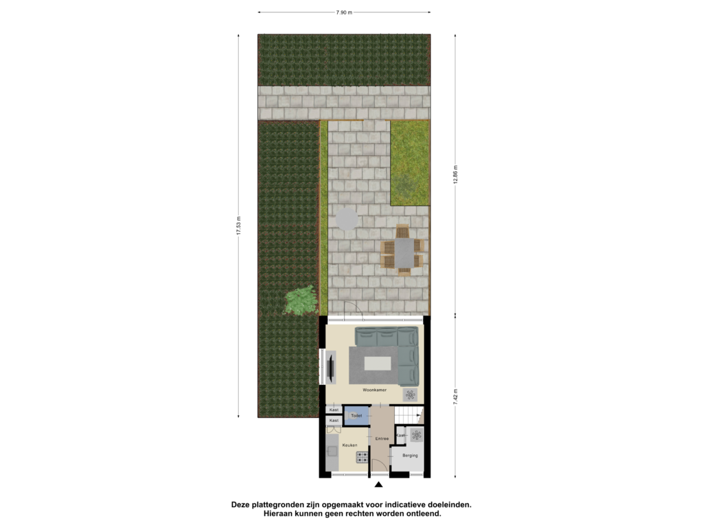 Bekijk plattegrond van Begane Grond Tuin van Thomas à Kempisstraat 18