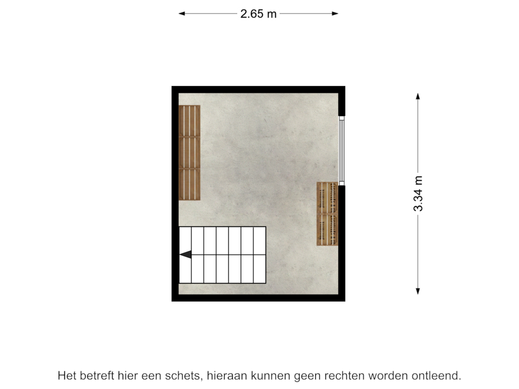 Bekijk plattegrond van Kelder van Hoofdweg 240