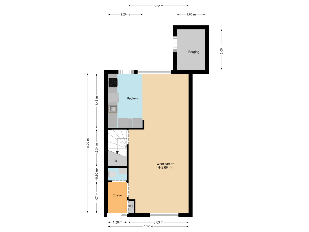 Bekijk plattegrond van First floor van Watersnip 74