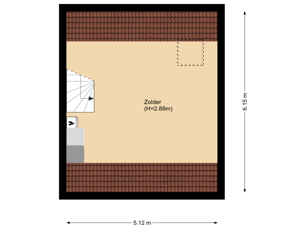 Bekijk plattegrond van Floor 2 van Watersnip 74