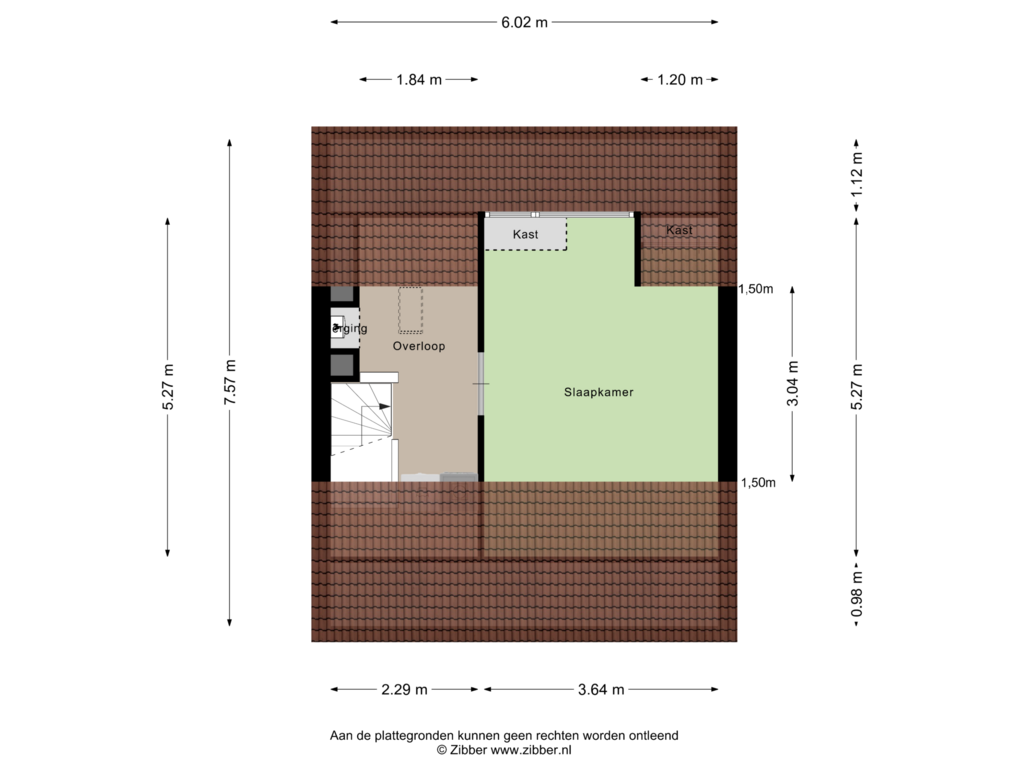 View floorplan of Tweede Verdieping of Una-Corda 8