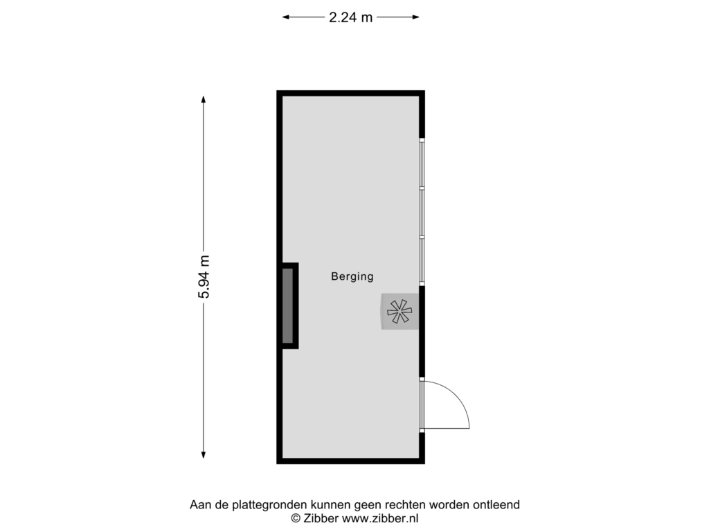 View floorplan of Berging of Una-Corda 8