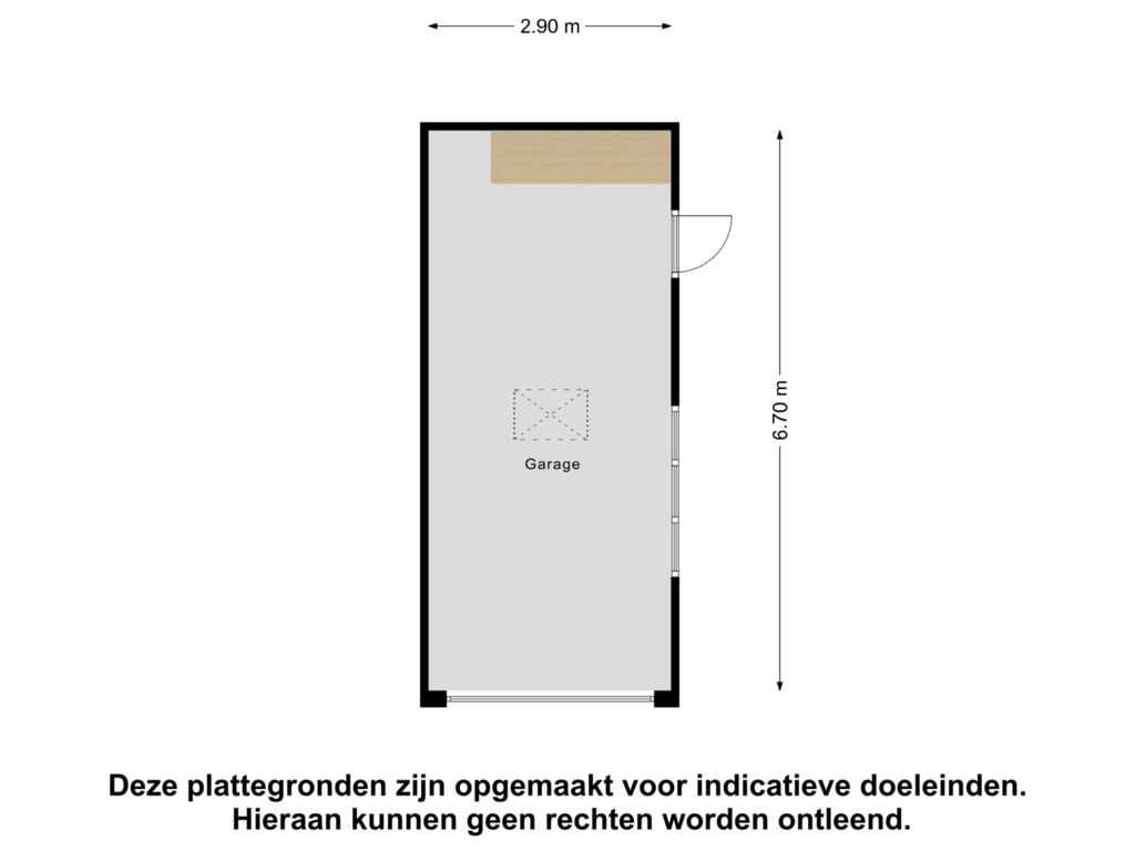 Bekijk plattegrond van Garage van Oosterdijk 11