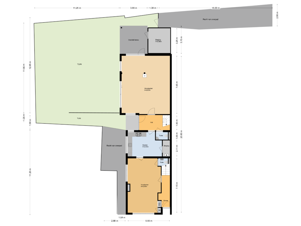 Bekijk plattegrond van Situatie van Rijnkade 72