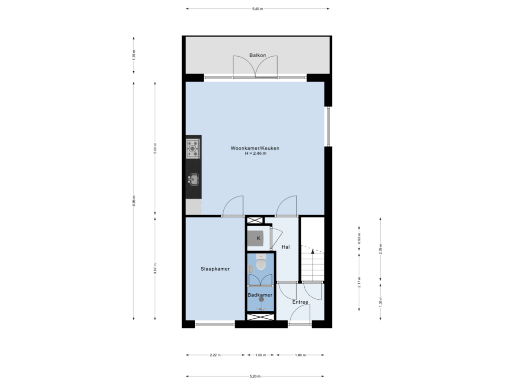 Bekijk plattegrond van 4e verdieping van Suze Groenewegplantsoen 60