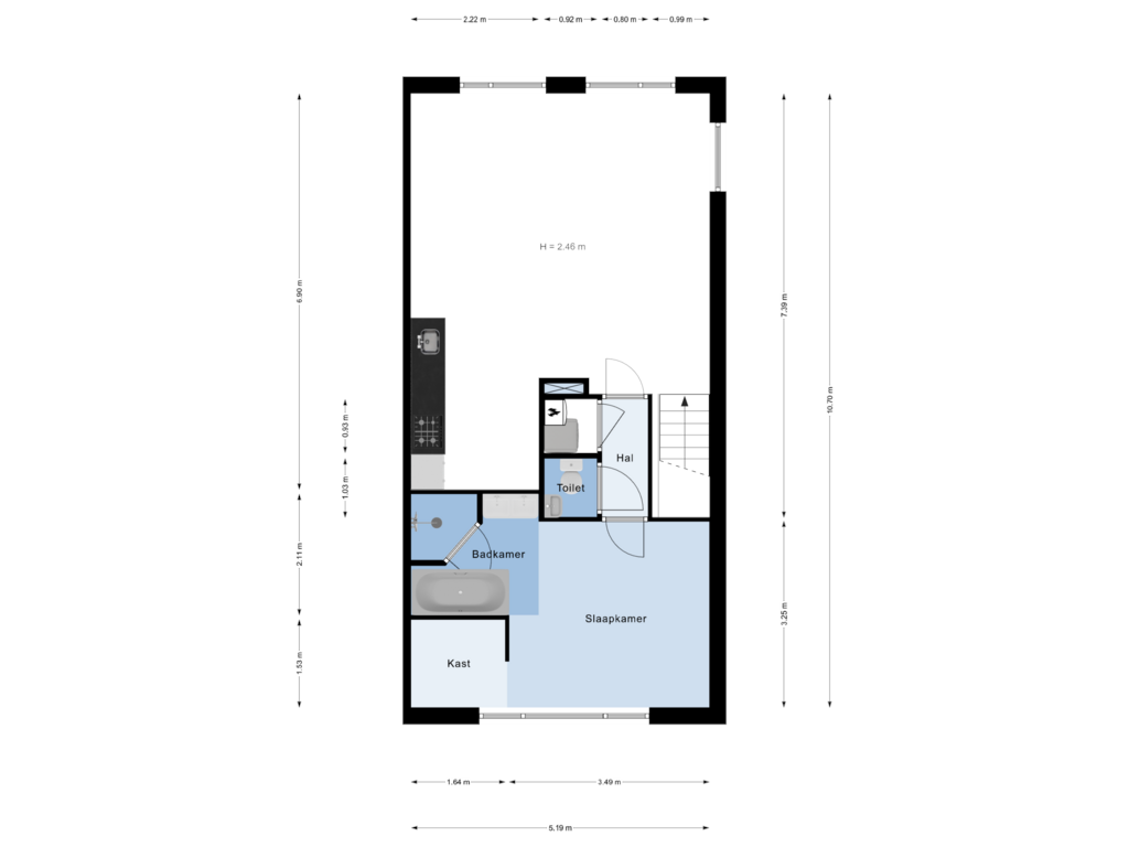 Bekijk plattegrond van 5e verdieping van Suze Groenewegplantsoen 60