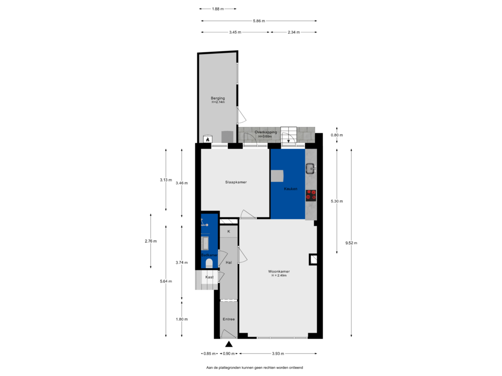 Bekijk plattegrond van Appartement van Koraalstraat 14-B