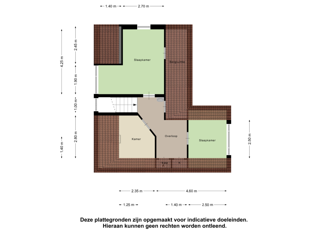 Bekijk plattegrond van Eerste Verdieping van Terwisscha 6