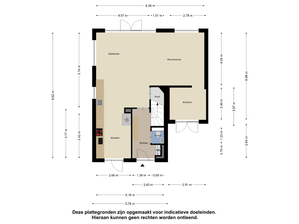 Bekijk plattegrond van Begane Grond van Viool 1