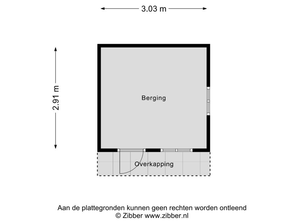 Bekijk plattegrond van Berging van Westerse Drift 62