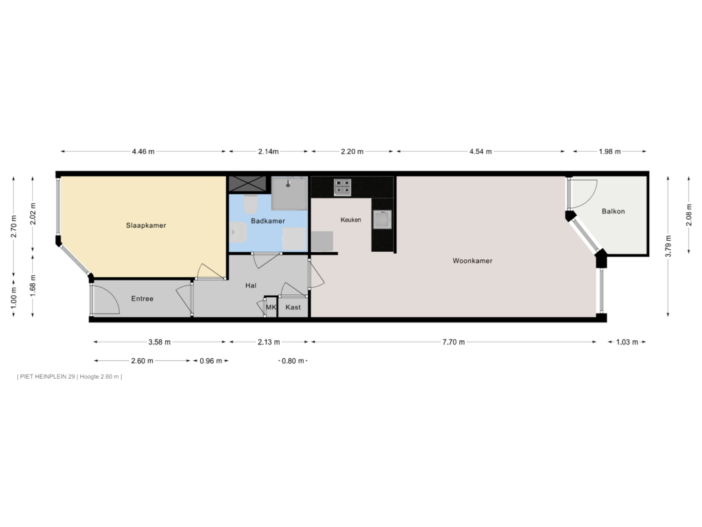 View floorplan of Piet Heinplein 29 of Piet Heinplein 29