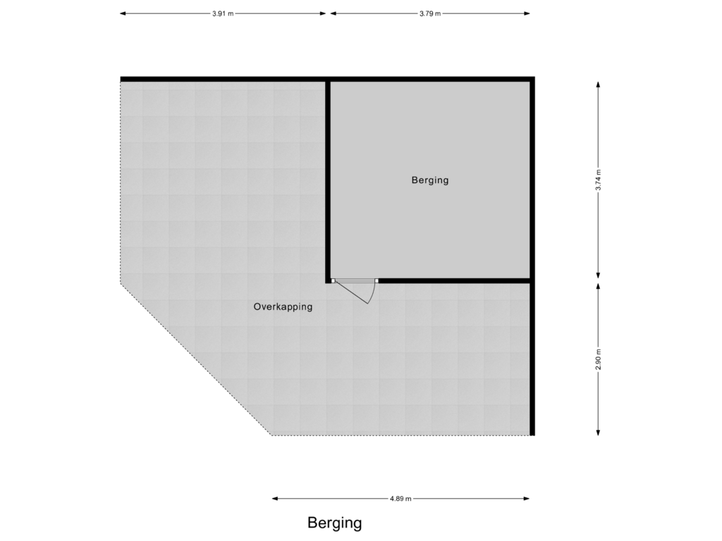 Bekijk plattegrond van Berging van Prins Hendrikstraat 2