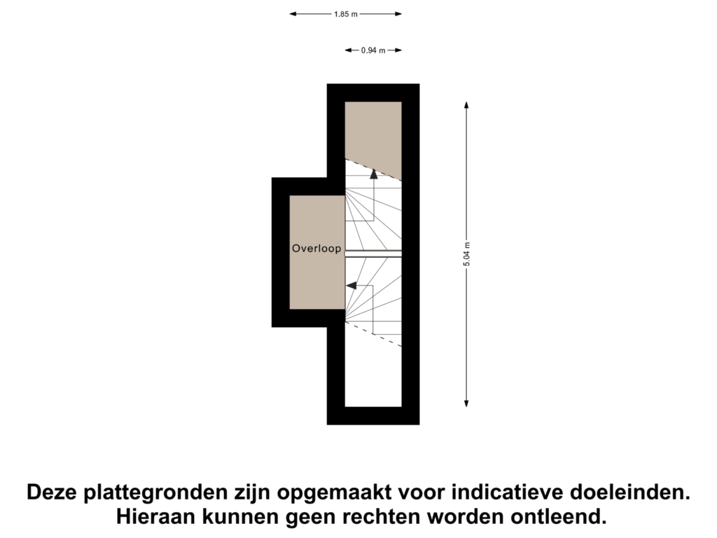 View floorplan of Eerste Verdieping of Victorieplein 39-2