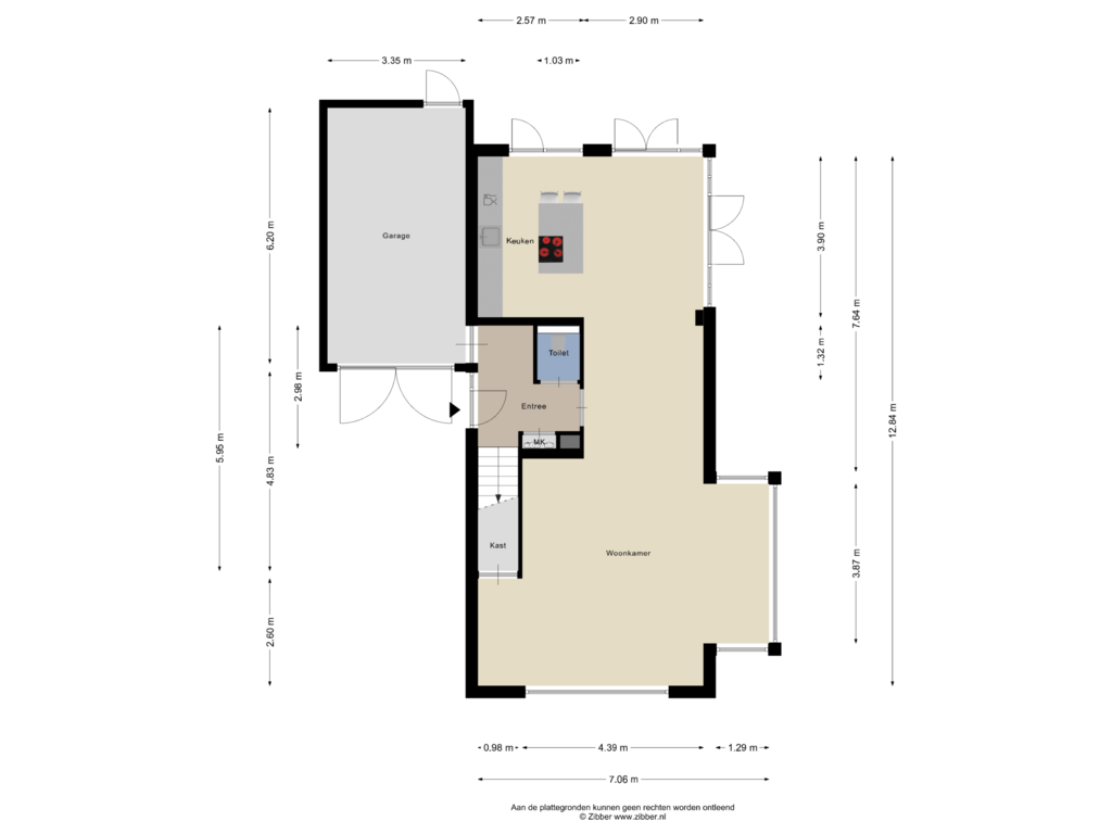 Bekijk plattegrond van Begane Grond van De Tuier 33