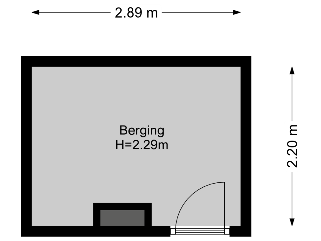 Bekijk plattegrond van Berging van Koningslaan 304