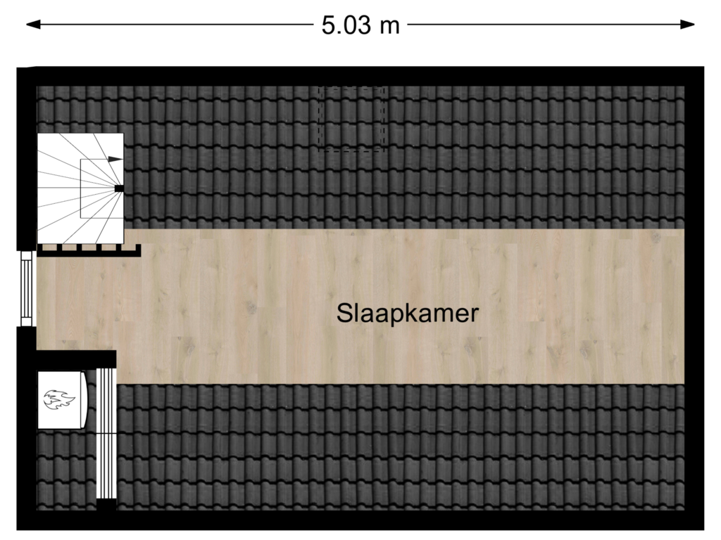 Bekijk plattegrond van 2E verdieping van Kapelakker 23