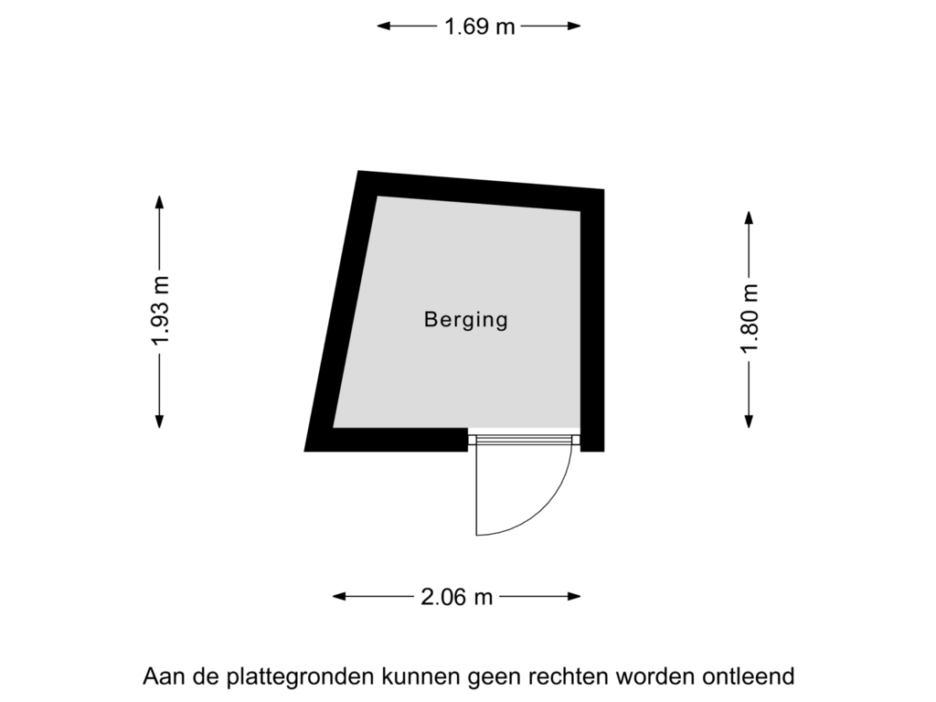 Bekijk plattegrond van Berging van de Wever 32